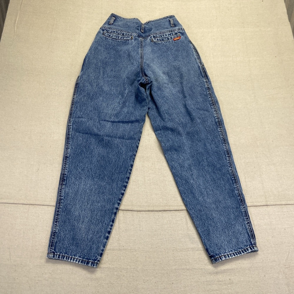 Vintage Jordache Jeans Womens 24 x 28 No Exit High Waisted Pleated Denim 80s 90s - Picture 2 of 7
